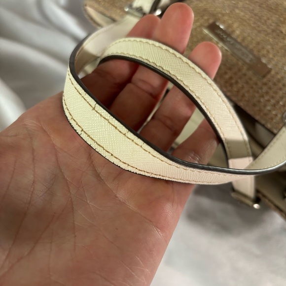 Liz Claiborne Vintage Floral Woven Boho Cottage Style Handbag Shoulder Bag Purse - Picture 10 of 16